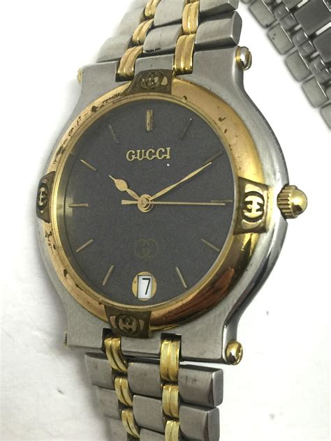 gucci 9200m watch black face|gucci watch 9000m price.